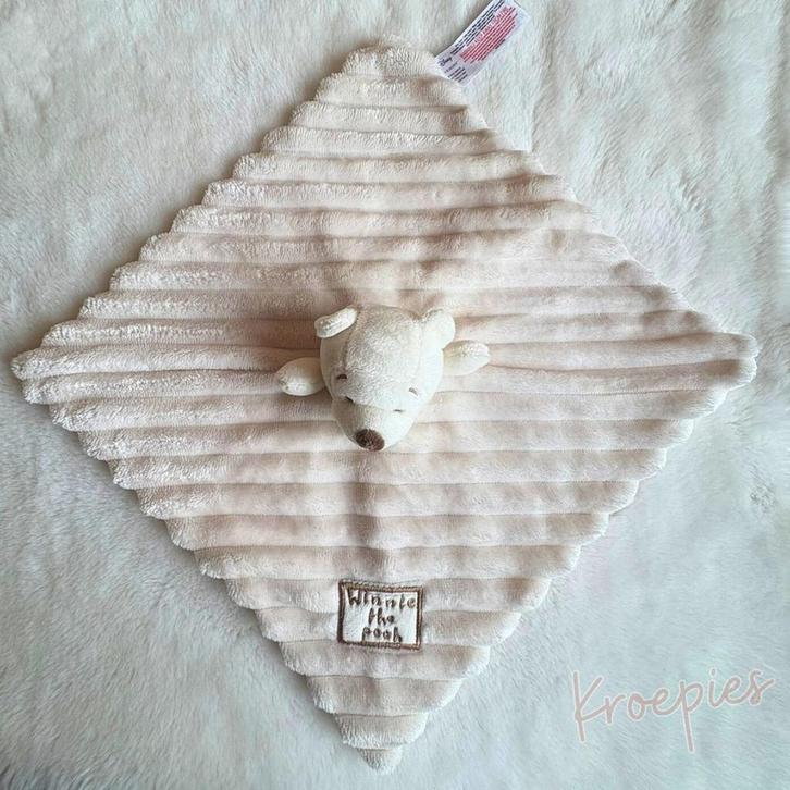 PRIMARK knuffeldoekje beer ribbel Winnie de Pooh Disney, Kinderen en Baby's, Speelgoed | Knuffels en Pluche, Verzenden