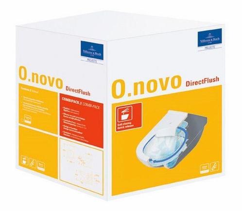 Villeroy & Boch O.novo Wandcloset Directflush Met Zitting, Doe-het-zelf en Verbouw, Sanitair, Overige typen, Nieuw, Ophalen of Verzenden