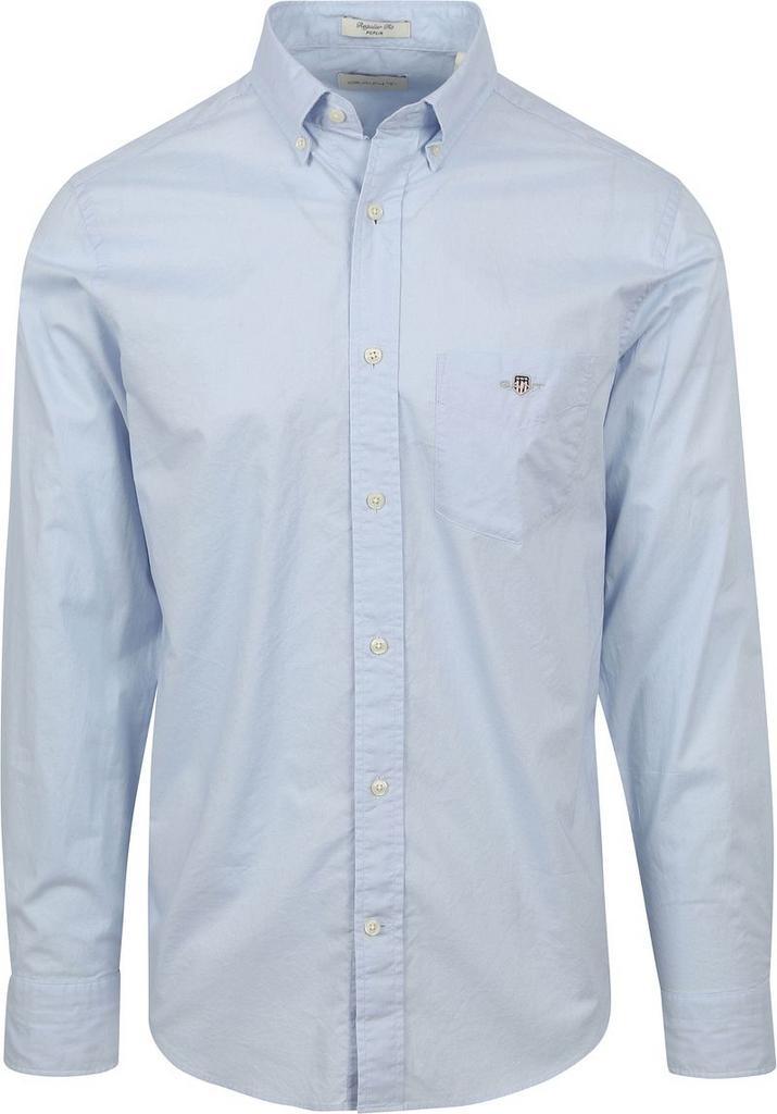 Gant Casual Overhemd Poplin Lichtblauw maat 3XL Heren, Kleding | Heren, Overhemden, Nieuw, Verzenden