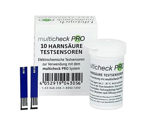 Multicheck PRO Urinezuursensoren - 10 stuks, Diversen, Verpleegmiddelen, Nieuw, Verzenden