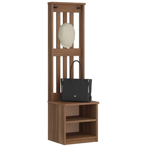 vidaXL Halboom SANDENS 45x40x159,5 cm massief grenenhout, Huis en Inrichting, Banken | Voetenbanken en Poefen, Nieuw, Verzenden