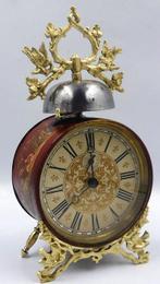 Wekker - J.F - Brons, Messing - 1850-1900, Antiek en Kunst, Antiek | Klokken