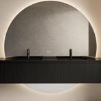 Badkamerspiegel Gliss Design Lios Rond 140cm Met, Ophalen of Verzenden, Nieuw, Bad