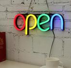 Open neon bord verlichting lamp licht kunststof 3D, Verzenden, Nieuw in verpakking
