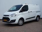 Ford Transit Custom 3-Pers 2.2 TDCI 2xSchuifdeur Camera Trek, Auto's, Euro 5, Gebruikt, Wit, Ford