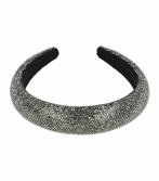 Haarband Diadeem Dik Glitter Grijs, Nieuw