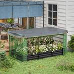 TRUUSK Verhoogd Bed Met Vogelbeschermingsnet En Zonwering, M, Verzenden, Nieuw