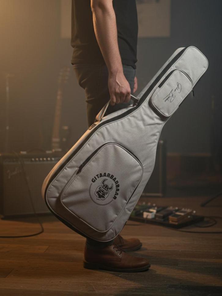 GitaarBarbaar Gig Bag – Luxe Gitaar Tas met Dikke Voering, Muziek en Instrumenten, Behuizingen en Koffers, Elektrische gitaar