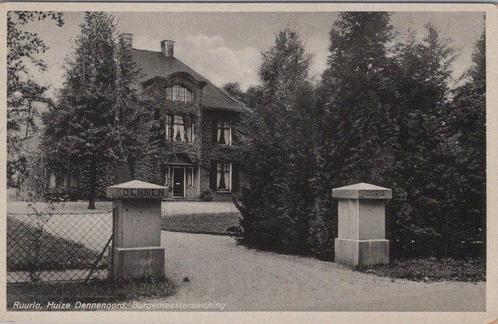 RUURLO - Huize Dennenoord. Burgemeesterswoning, Verzamelen, Ansichtkaarten | Nederland, Verzenden
