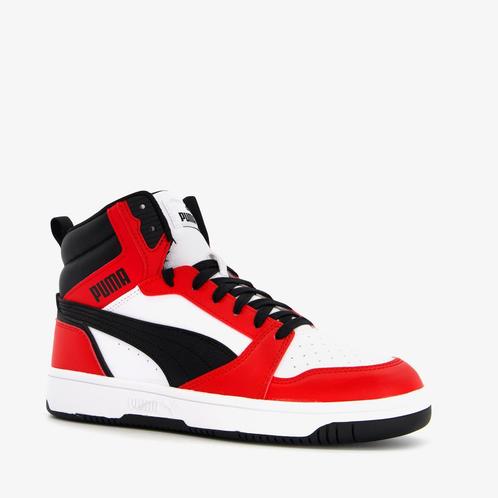 Puma Rebound V6 Mid jongens sneakers rood zwart maat 38, Kinderen en Baby's, Kinderkleding | Schoenen en Sokken, Nieuw, Verzenden