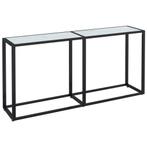 Wandtafel 160cm Glas & Staal | Tweedekansje | OP = OP, Huis en Inrichting, Woonaccessoires | Wandplanken en Boekenplanken, Ophalen of Verzenden