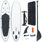 vidaXL Stand Up Paddleboardset opblaasbaar blauw en wit, Watersport en Boten, Verzenden, Nieuw