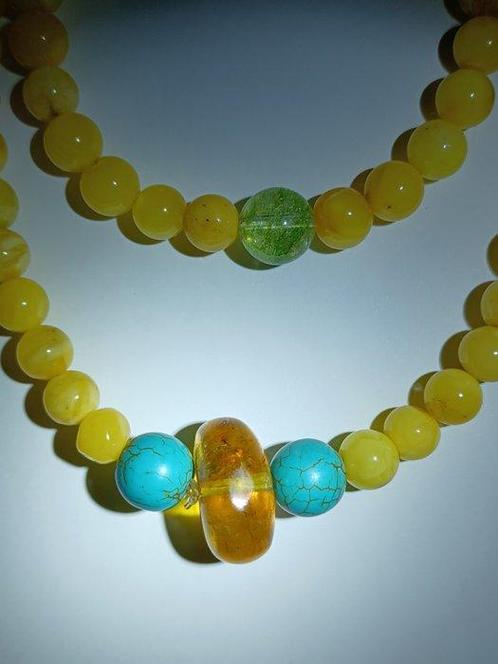 Amber - Barnsteen - Authentic Baltic Amber Rosary or, Verzamelen, Mineralen en Fossielen