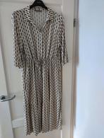 fijne lente/zomerjurk van Geischa maat 40/42 / L, 3/4 mouwen, Kleding | Dames, Jurken, Maat 38/40 (M), Beige, Ophalen of Verzenden