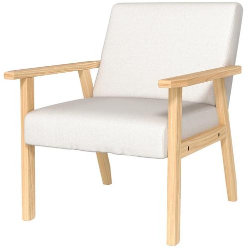 TRUUSK Loungestoel Met Armleuningen, Eetkamerstoel, Relaxsto, Huis en Inrichting, Stoelen, Nieuw, Verzenden