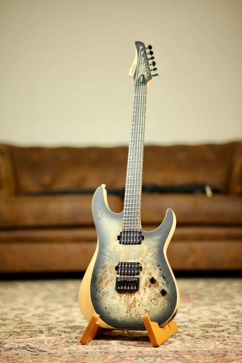 Schecter Reaper-6 | Satin Charcoal Burst, Muziek en Instrumenten, Snaarinstrumenten | Gitaren | Elektrisch