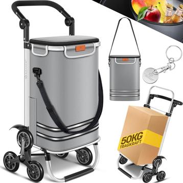 KESSER® Boodschappentrolley trapklimmer met koelvak, inklapb beschikbaar voor biedingen