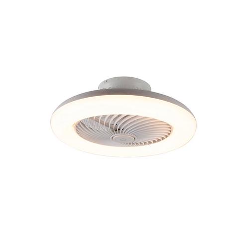 Plafondventilator wit incl. LED met afstandsbediening -, Huis en Inrichting, Lampen | Plafondlampen, Nieuw, Kunststof