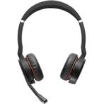 Jabra Evolve 75 MS Stereo hoofdtelefoon Hoofdband, Verzenden, Zo goed als nieuw