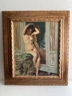 Maurice Ambroise Ehlinger ( 1896 - 1981) - Nude in boudoir
