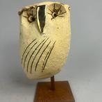 Ewa Budzowska - No reserve -The owl (with 24carat gold), Antiek en Kunst, Kunst | Designobjecten