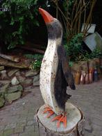 sculptuur, Koddige Pinguïn - 56 cm - Metaal, Antiek en Kunst