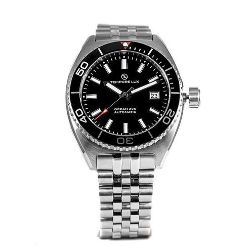 Tempore Lux - Ocean 200 Automatic 01 Black - Swiss Automatic, Sieraden, Tassen en Uiterlijk, Horloges | Heren