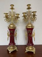 Kandelaar (2) - Aardewerk, Brons, Antiek en Kunst