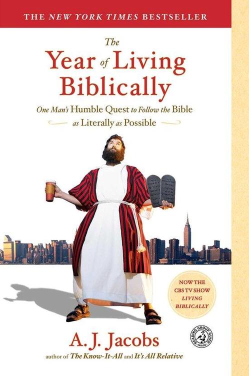 The Year of Living Biblically, Boeken, Overige Boeken, Ophalen of Verzenden