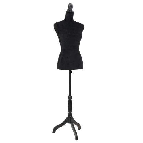 vidaXL Etalagepop torso vrouw zwart, Kleding | Dames, Kledinghangers, Nieuw, Verzenden