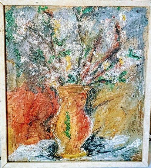 Adelina Zandrino (1893-1994) - Vaso di fiori, Antiek en Kunst, Kunst | Schilderijen | Klassiek