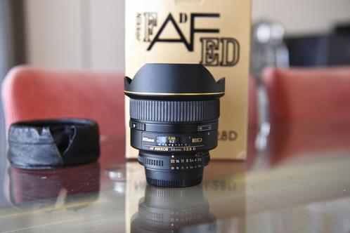 Tweedehands Nikon 14mm f/2.8D occasion, Audio, Tv en Foto, Fotografie | Lenzen en Objectieven, Groothoeklens, Zo goed als nieuw