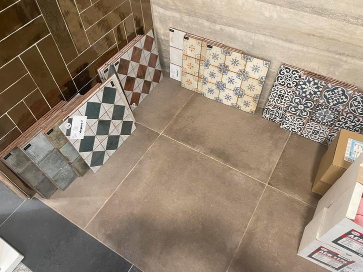 Te koop: Alaplana Lecco Mocca 60x60 cm Gerectificeerd Tegels, Doe-het-zelf en Verbouw, Tegels, 60 cm of meer, 60 cm of meer, 10 m² of meer