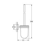 Closetborstelset Grohe Essentials New Muurbevestiging, Doe-het-zelf en Verbouw, Sanitair, Ophalen of Verzenden, Nieuw