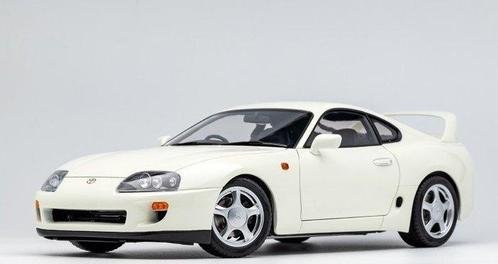 LCD Models 1:18 - Modelauto - Toyota Supra (A80) - Wit -, Hobby en Vrije tijd, Modelauto's | 1:5 tot 1:12