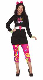 Jaren 80 Jurk Dames, Kleding | Dames, Carnavalskleding en Feestkleding, Nieuw, Verzenden