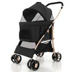 Trendmix Hondenbuggy 3-in-1 Zwart – Opvouwbare Hondenwagen –, Ophalen of Verzenden, Nieuw