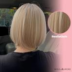 Blonde Pruik - Pruiken Dames Kort Haar - NIEUW -  40 cm, Ophalen of Verzenden, Nieuw, Pruik of Haarverlenging