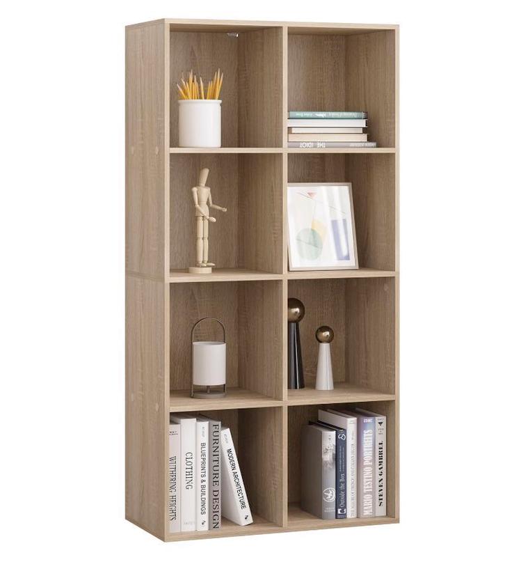Nieuwe Boekenkast – 8-Vaks Opbergkast – Kubus Stellingkast, Huis en Inrichting, Kasten | Stellingkasten, Nieuw, Verzenden