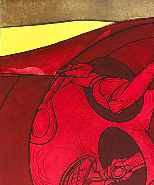 Valerio Adami (1935) - Tennis Spieler, Antiek en Kunst, Antiek | Overige Antiek