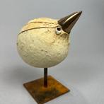Ewa Budzowska - sculptuur, The Bird - decorated - 13 cm -