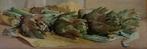 Giovanni Barbisan (1914-1988) - Natura morta con carciofi, Antiek en Kunst