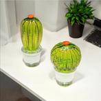 sculptuur, Blown Cactus - 16 cm - Glas