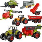 Farm set 6-delige landbouw voertuigen speelgoed set, Nieuw, Ophalen of Verzenden