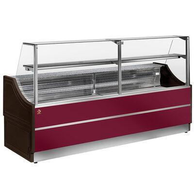Gekoelde uitstaltoonbank rechte ruiten 90&#176;, zonder, Zakelijke goederen, Horeca | Keukenapparatuur, Nieuw in verpakking, Verzenden