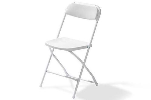 Klapstoel - Wit, Huis en Inrichting, Stoelen, Verzenden