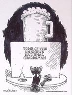 Pentekening Amerika - Bush graf (lijst optie, Tekeningen), Antiek en Kunst, Verzenden