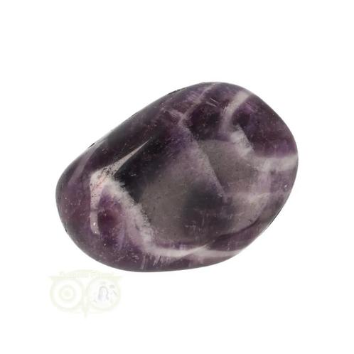 Chevron Amethist trommelsteen Nr 86 - 22 gram - Zuid-Afrika, Sieraden, Tassen en Uiterlijk, Edelstenen, Nieuw, Verzenden