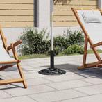 vidaXL Parasolvoet 40x40x32 cm gietijzer zwart, Tuin en Terras, Parasols, Verzenden, Nieuw, Minder dan 1 meter, Parasolvoet