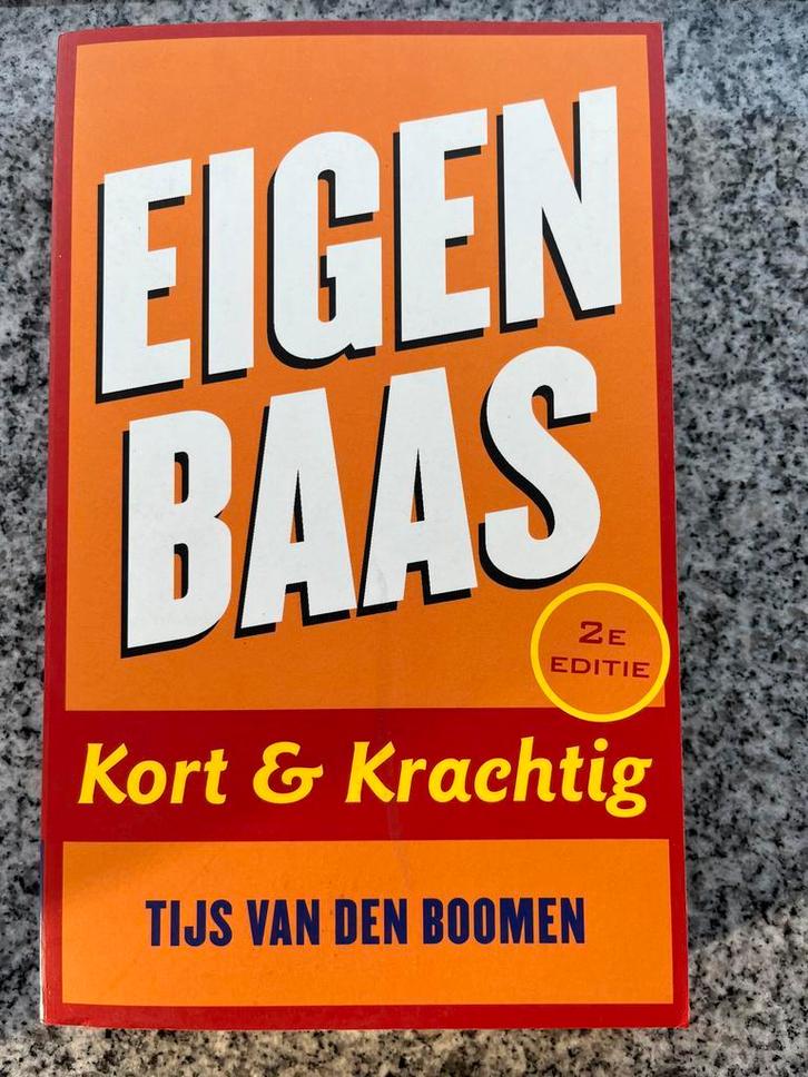 Eigen baas (Tijs van den Boomen), Boeken, Economie, Management en Marketing, Management, Gelezen, Verzenden
